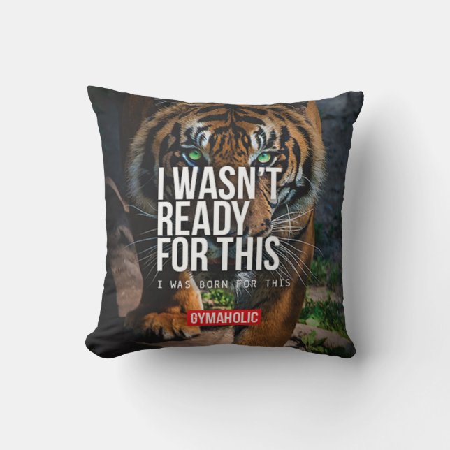 Cojín Decorativo Gimnasio Motivador (Anverso)