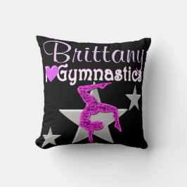 Cojín Decorativo GIMNASTICS PERSONALIZADAS DE bonito PURPLE