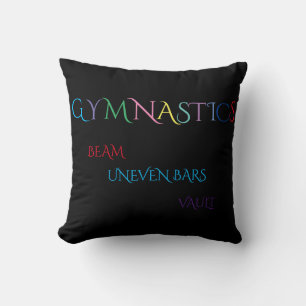 Cojín Decorativo GIMNASTICS personalizado lanzar almohada.