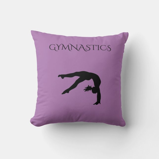 Cojín Decorativo GIMNASTICS tiran almohada. (Anverso)