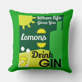 Cojín Decorativo Gin Drinkers | Love Gin | Decoración del hogar | B