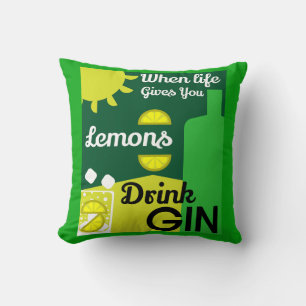 Cojín Decorativo Gin Drinkers Love Gin Decoración del hogar B