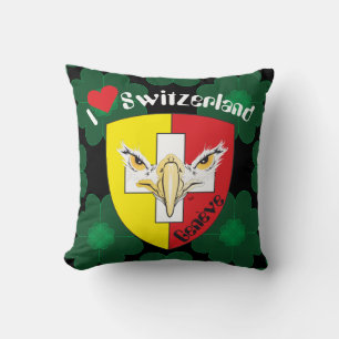 Cojín Decorativo Ginebra, Genève Suiza Suisse Svizzera almohada/