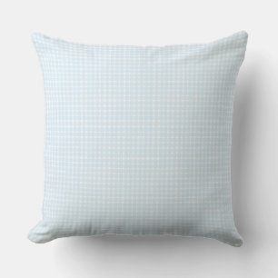 Cojín Decorativo Gingham Grandmillennial - Cottagecore Azul Bebé