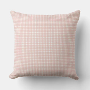 Cojín Decorativo Gingham Grandmillennial - Cuadros rosados Cottagec