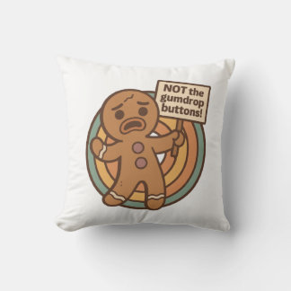 Cojín Decorativo Gingy Gingerbread Christmas Throw Pillow