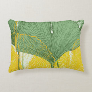 Cojín Decorativo Ginkgo Biloba: Hojas Tropicales