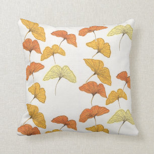 Cojín Decorativo Ginkgo dorado