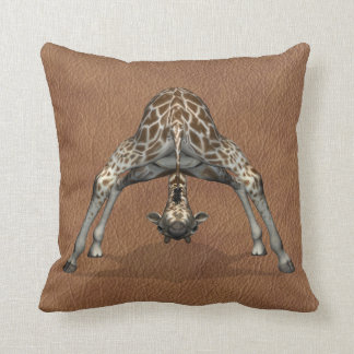 Cojín Decorativo Girafa flexible divertida
