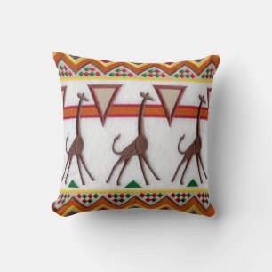 Cojín Decorativo Girafes en África