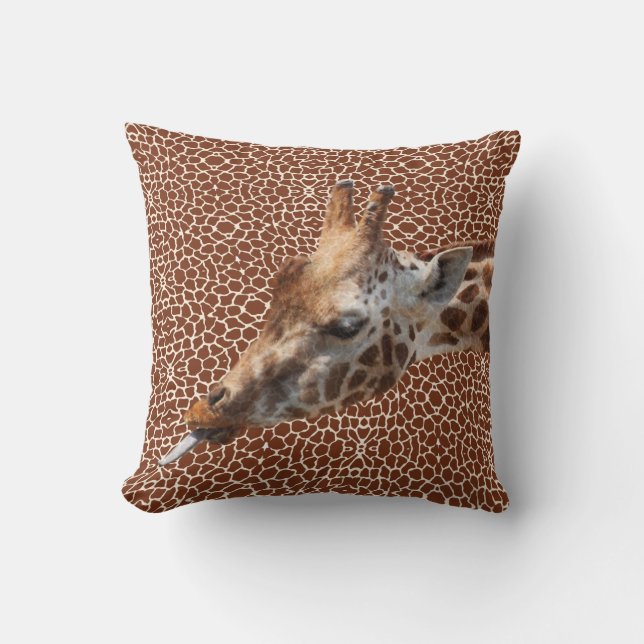 Cojín Decorativo Giraffe American Mojo Pillow (Anverso)