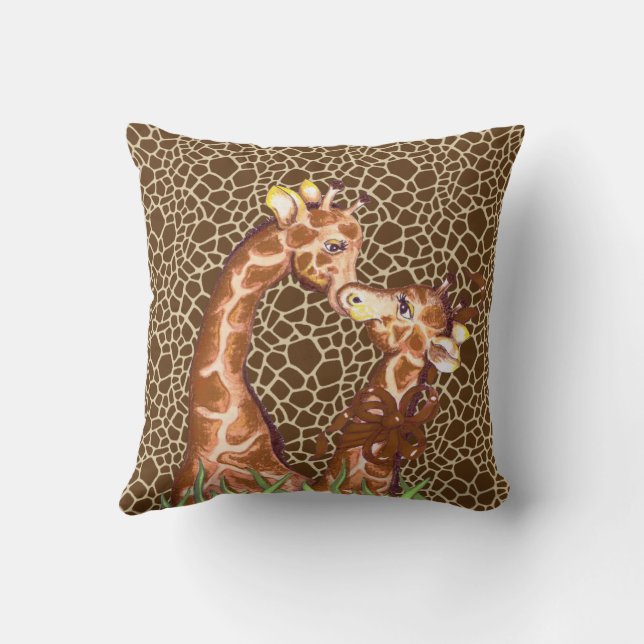 Cojín Decorativo Giraffe Couple Pillow (Reverso)