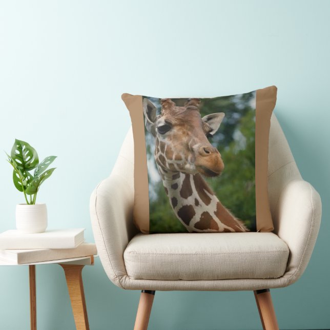 Cojín Decorativo Giraffe Lovers Art (Silla)
