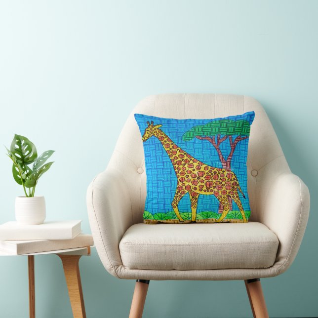 Cojín Decorativo Giraffe (soltera) - Pillow (Silla)