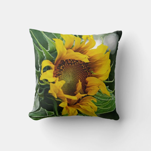 Cojín Decorativo Girasol (Anverso)