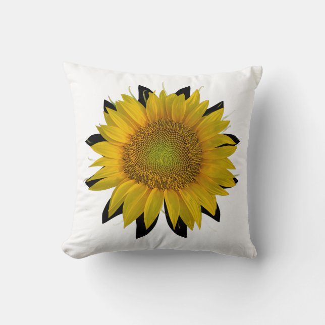 Cojín Decorativo Girasol (Anverso)