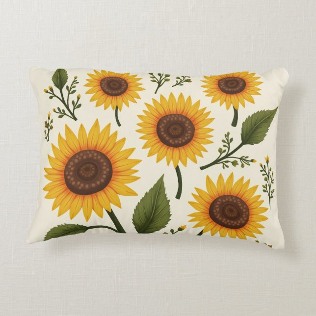 Cojín Decorativo girasol (Reverso)