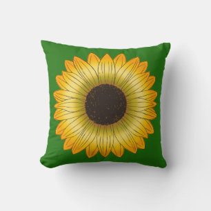 Cojín decorativo girasol