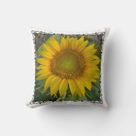 Cojín decorativo girasol