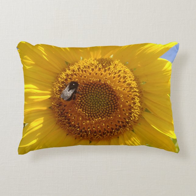 Cojín Decorativo Girasol amarillo (Anverso)