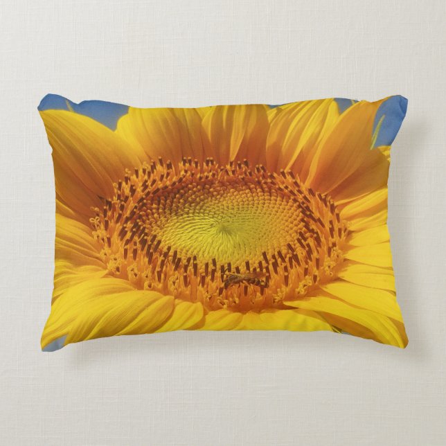 Cojín Decorativo Girasol amarillo (Anverso)