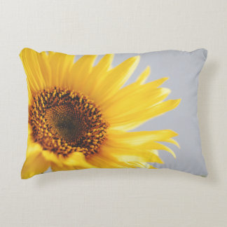 Cojín Decorativo Girasol sobre gris
