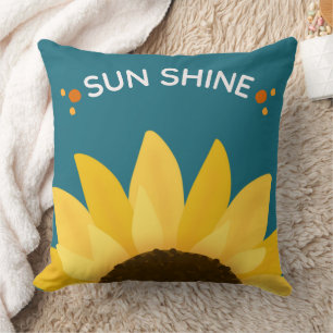 Cojín Decorativo girasol Sunshine Decorativo Amarillo luminoso