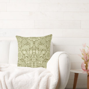 Cojín Decorativo Girasol William Morris Vintage Damask Oliva