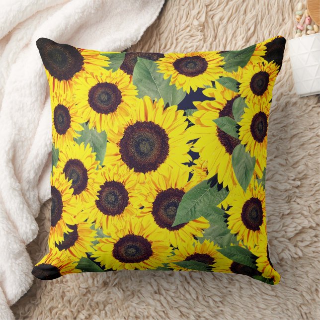 Cojín Decorativo girasoles (Manta)
