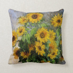 Cojín Decorativo Girasoles, 1881 por Monet.
