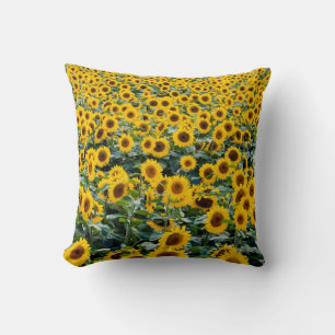 Cojín Decorativo Girasoles, campo de Wisconsin
