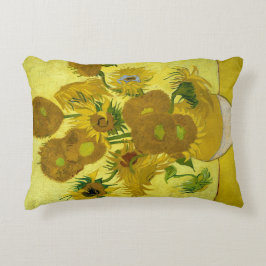 Cojín Decorativo Girasoles de Vincent van Gogh