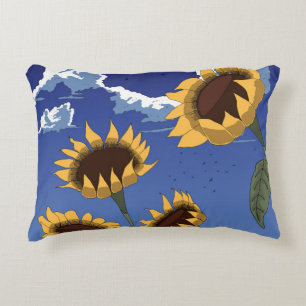 Cojín Decorativo Girasoles en verano