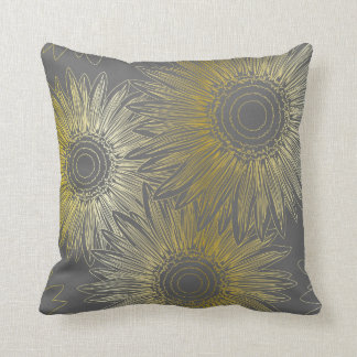Cojín Decorativo Girasoles estilizados
