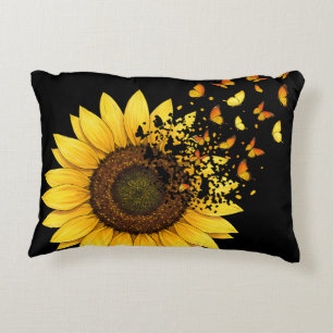 Cojín Decorativo Girasoles Mariposas