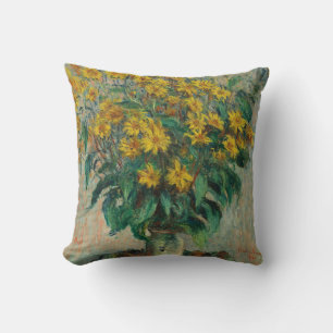Cojín Decorativo Girasoles (por Claude Monet, 1880)