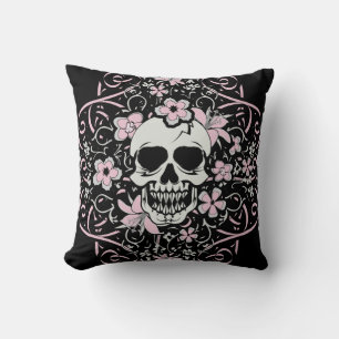 Cojín Decorativo Girlie Vintage Skull