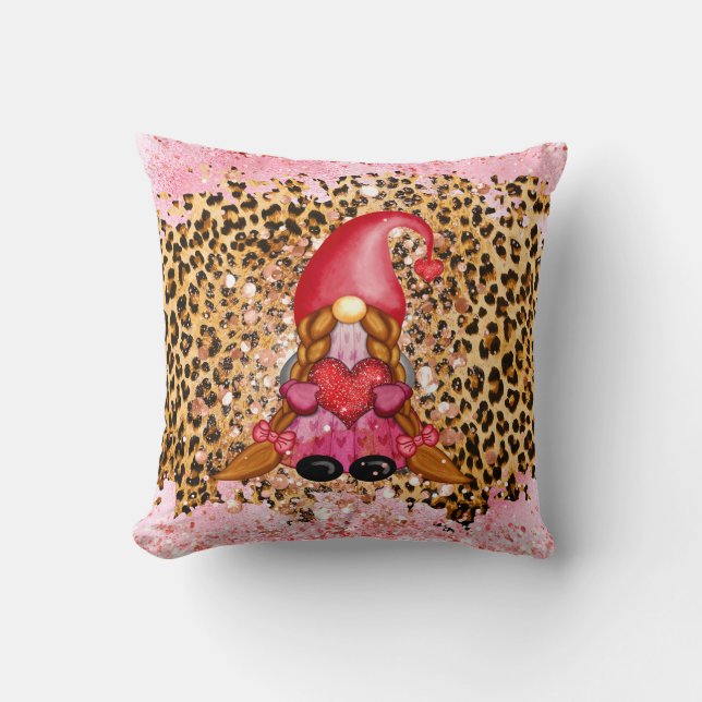 Cojín Decorativo Girly Gnome Valentine Decour (Anverso)