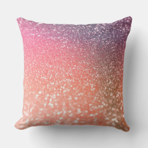 Cojín Decorativo Girly Trend Rosa Gold Purpurina Rubor