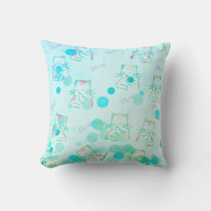 Cojín decorativo gitano verde y rosa