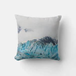 Cojín Decorativo Glaciar Hubbard de un barco en Alaska
