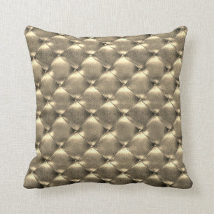Cojín Decorativo Glam Champaign De Lujo Leather Opulent Gold