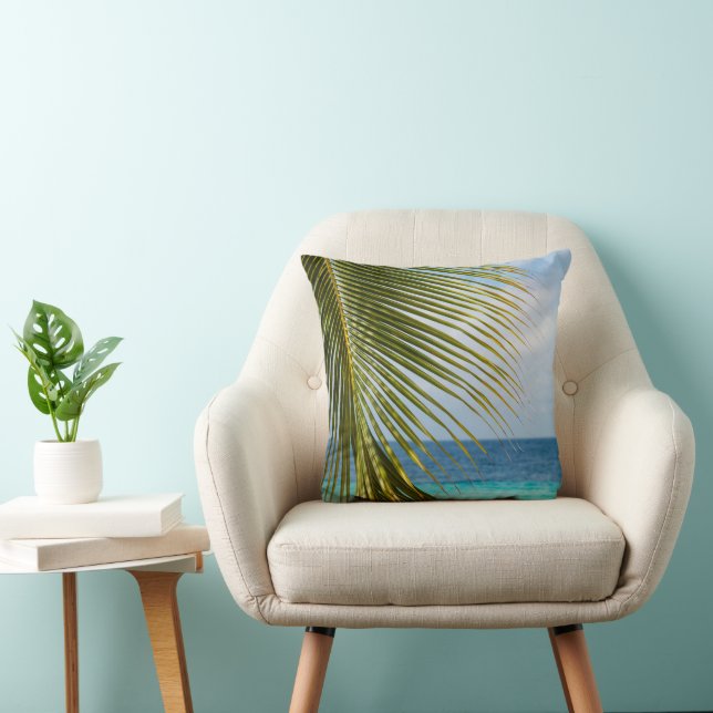 Cojín Decorativo Glam Palm Ocean 1 (Silla)