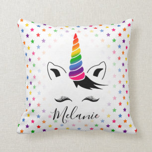 Cojín Decorativo Glam Rainbow Unicorn