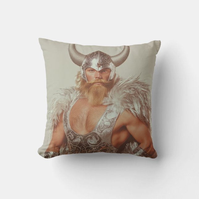 Cojín decorativo Glam Viking Thor (Anverso)