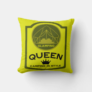 Cojín Decorativo Glamour Queen Camping In Style