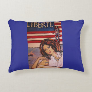 Cojín Decorativo Glamour Urbano: Retrato moderno PopArt
