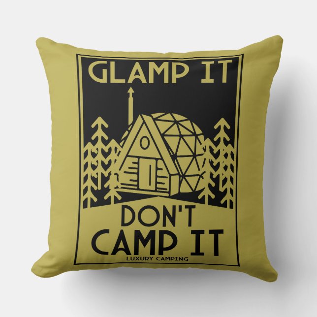 Cojín Decorativo Glamping de lujo (Anverso)