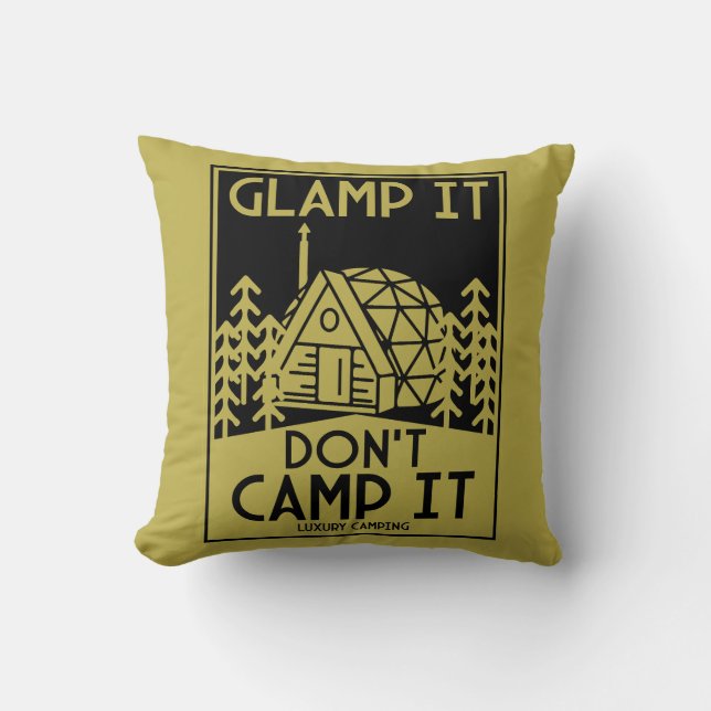 Cojín Decorativo Glamping de lujo (Anverso)