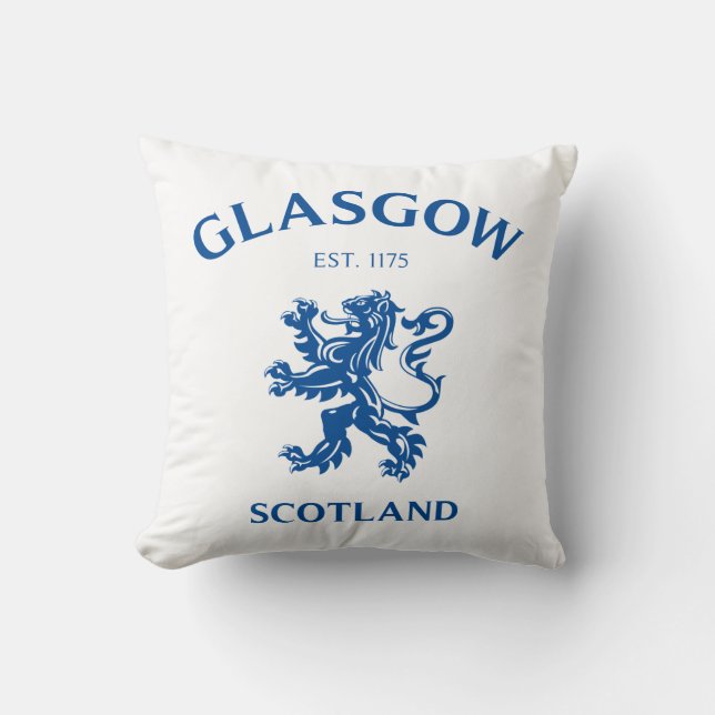 COJÍN DECORATIVO GLASGOW, ESCOCIA (Anverso)